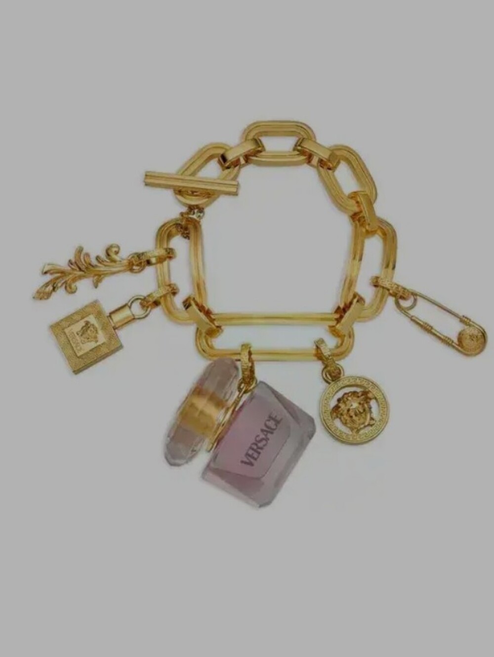 Versace Bright Crystal Link Bracelet NWT